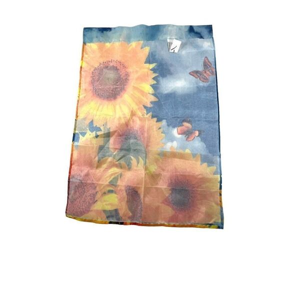 Spring Sunflower Small Garden Flag Monarch Butterflies Welcome Summer 13”X 18.5” - Picture 2 of 5